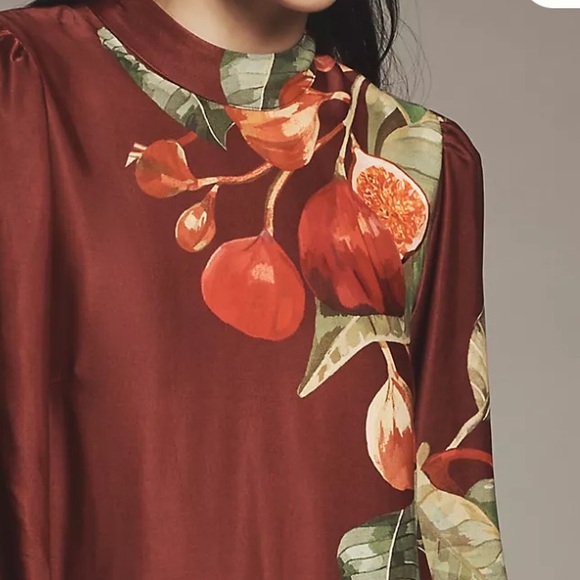 FARM RIO Floral Print Long Sleeve Dress size XXS - Picture 4 of 10